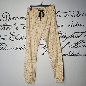 COTTON ON Men's Drake Cuffed Pant, Windowpane Jogger, 30W